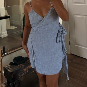 Reformation Light Blue Strappy Dress/Top